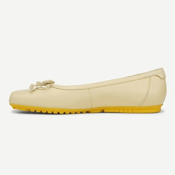 💛🔹️Franco Sarto🔹️lemonade Yellowb Leather Imara Ballet Flat - Picture 3 of 7